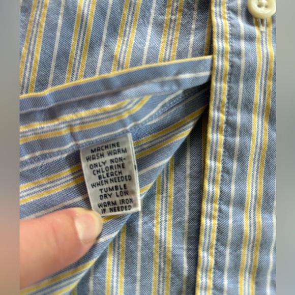Polo Ralph Lauren Shirt Mens Large Striped Button Down Long Sleeve Classic Fit - Picture 4 of 6